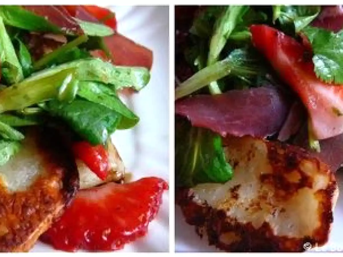 Salade de fraises & fromage Halloumi - photo 2