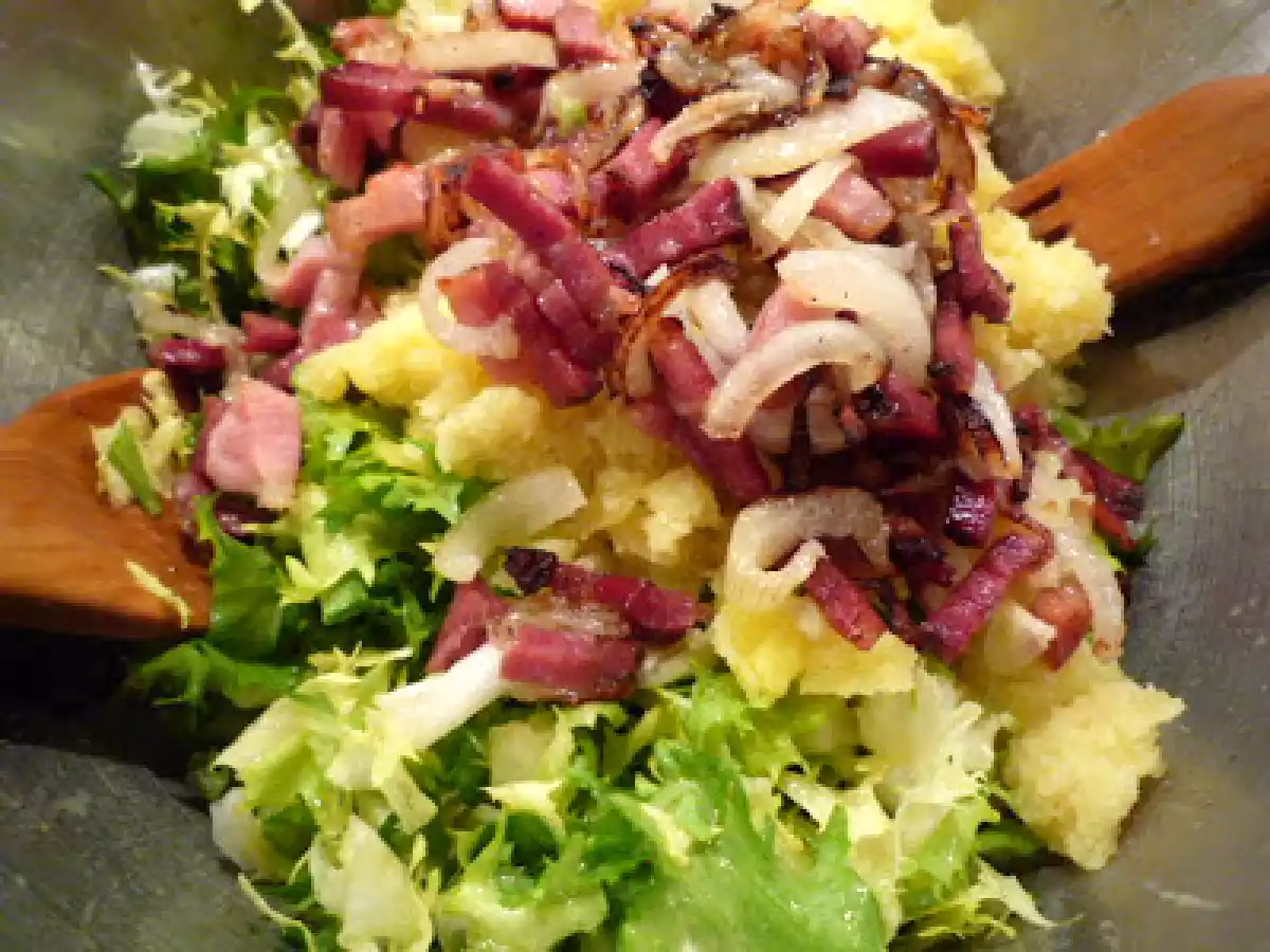 Salade de frisée à l'allemande - photo 2