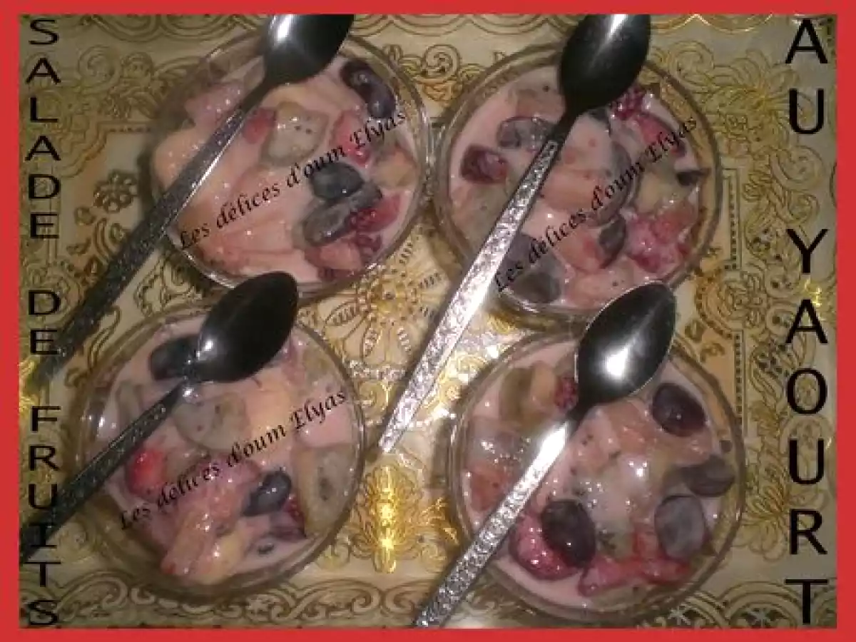 Salade de fruits au yaourt