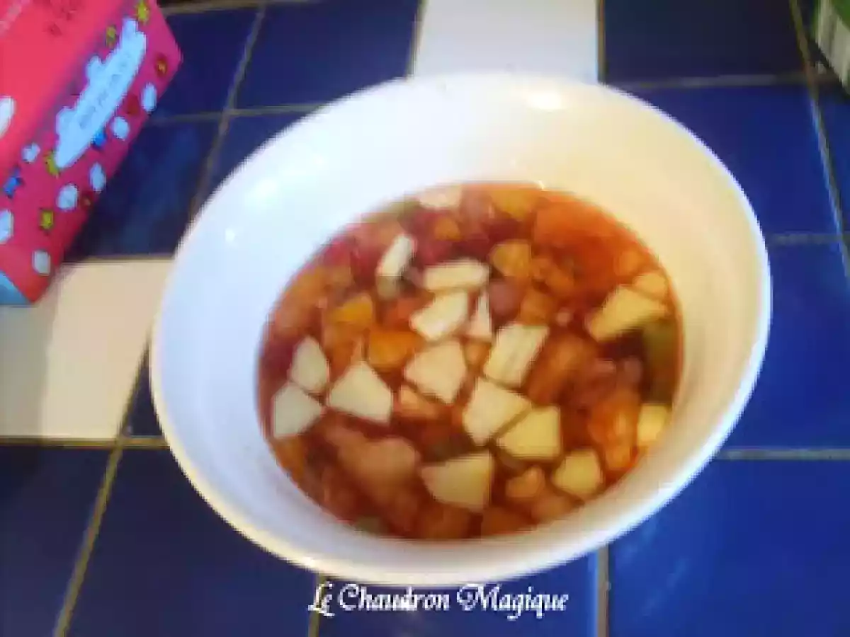 Salade de fruits aux fruits rouges