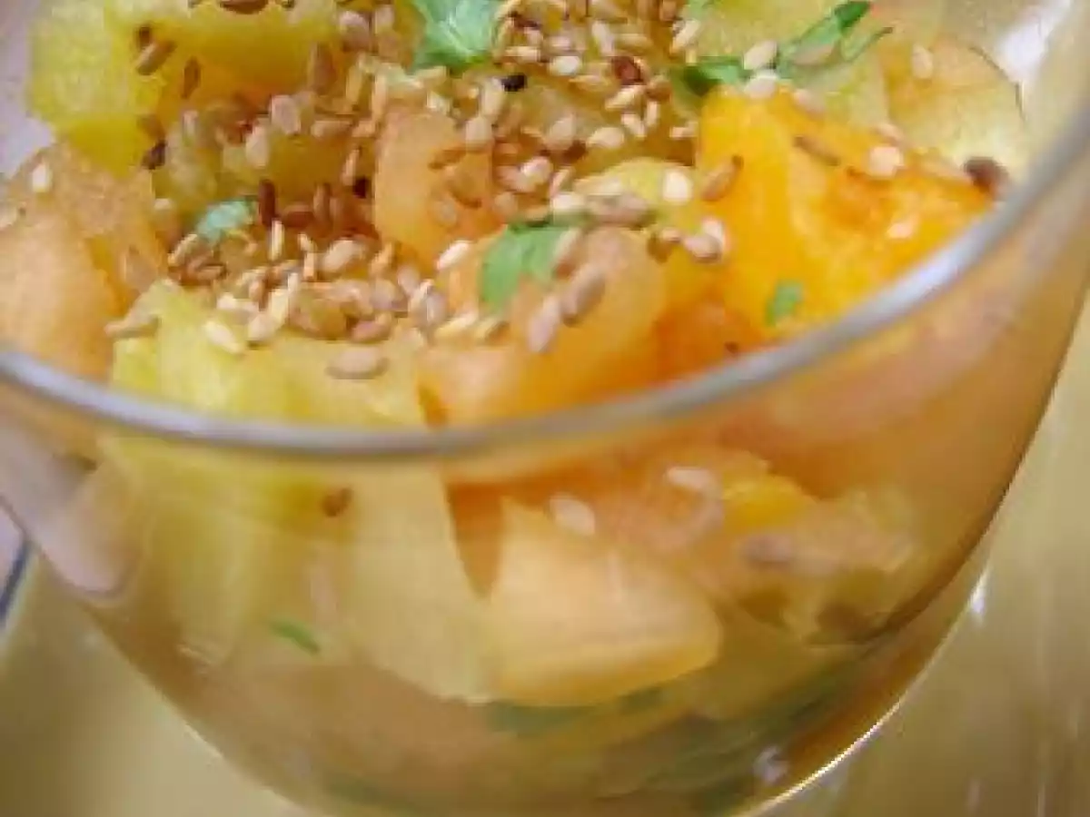 Salade de Fruits Chic et Choc, Chic and Shock Fruit Salad