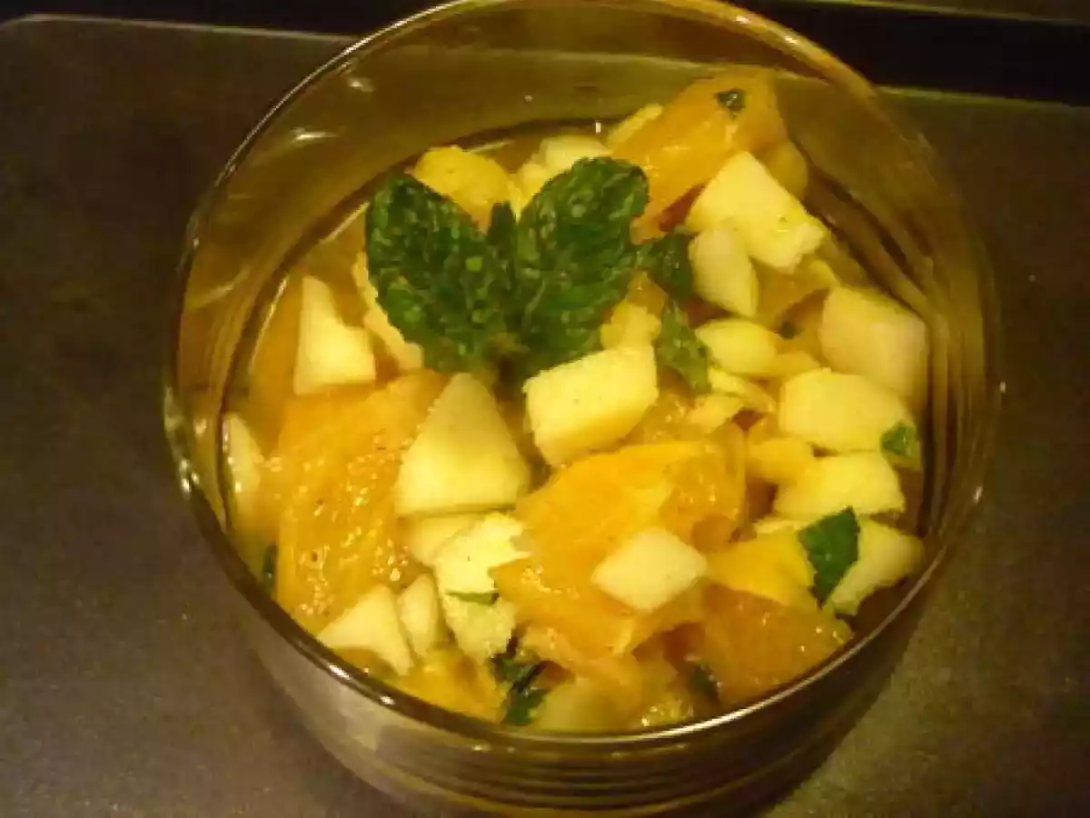 Salade de fruits d'hiver marocaine