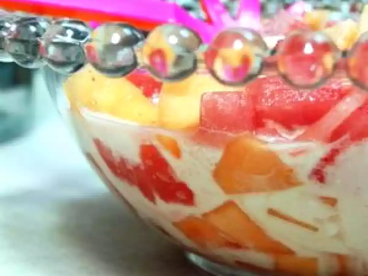 Salade de fruits version Tahiti