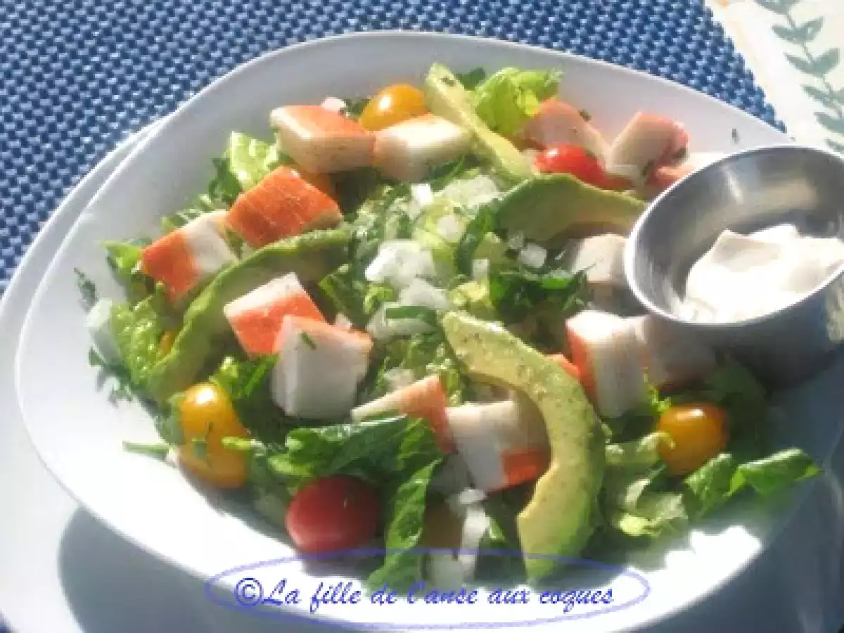 SALADE DE GOBERGE À SAVEUR DE CRABE À L'AVOCAT - photo 2
