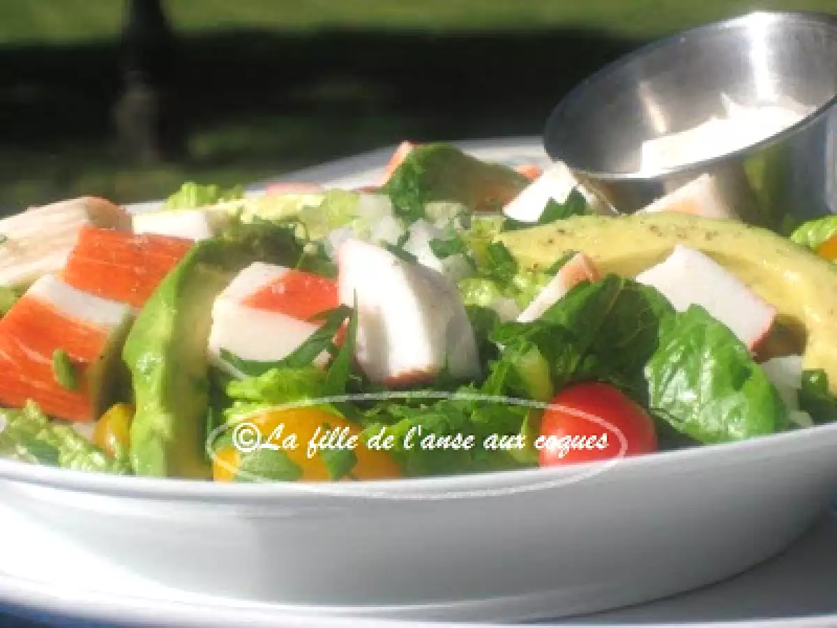 SALADE DE GOBERGE À SAVEUR DE CRABE À L'AVOCAT - photo 4