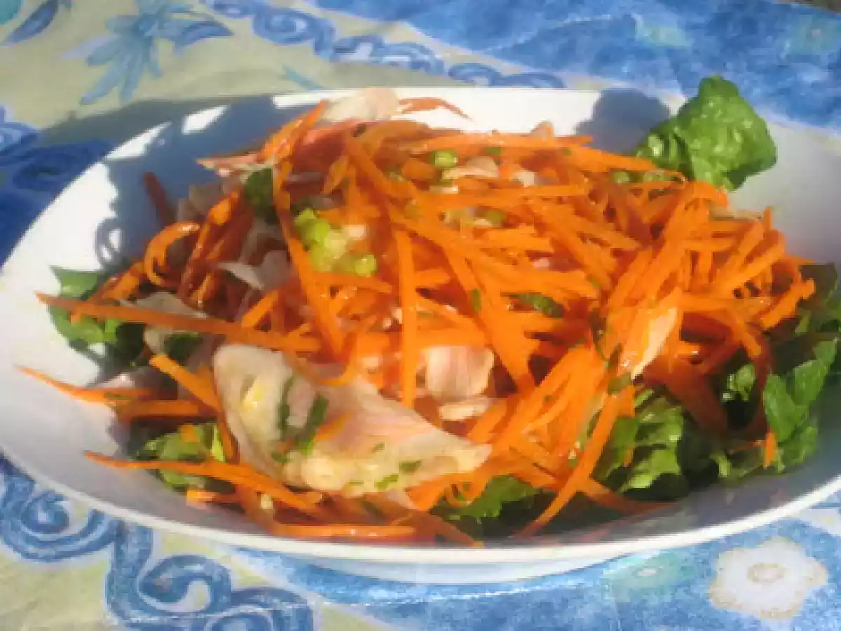 SALADE DE GOBERGE ET CAROTTES