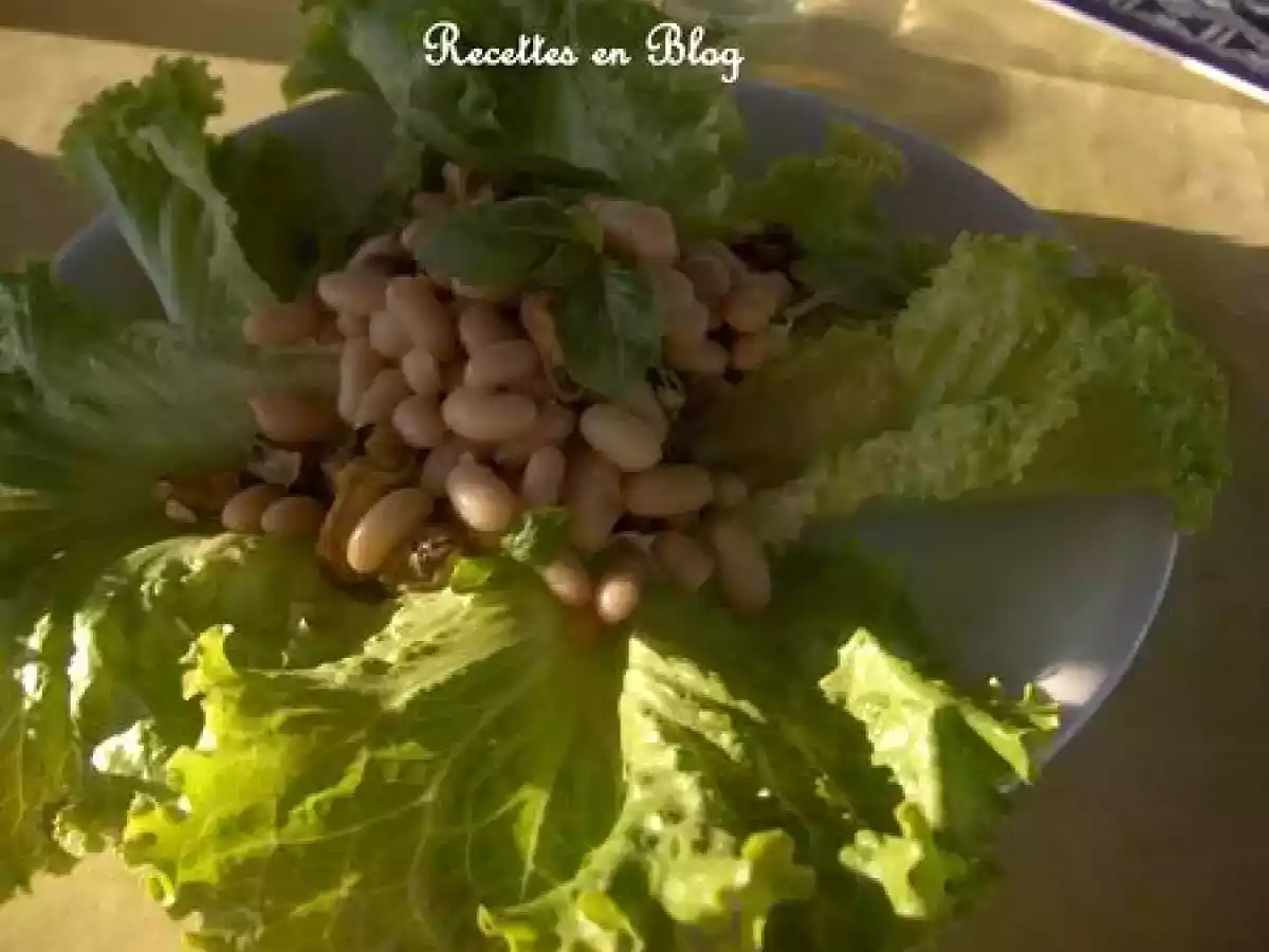 SALADE DE HARICOTS AUX MOULES - photo 3