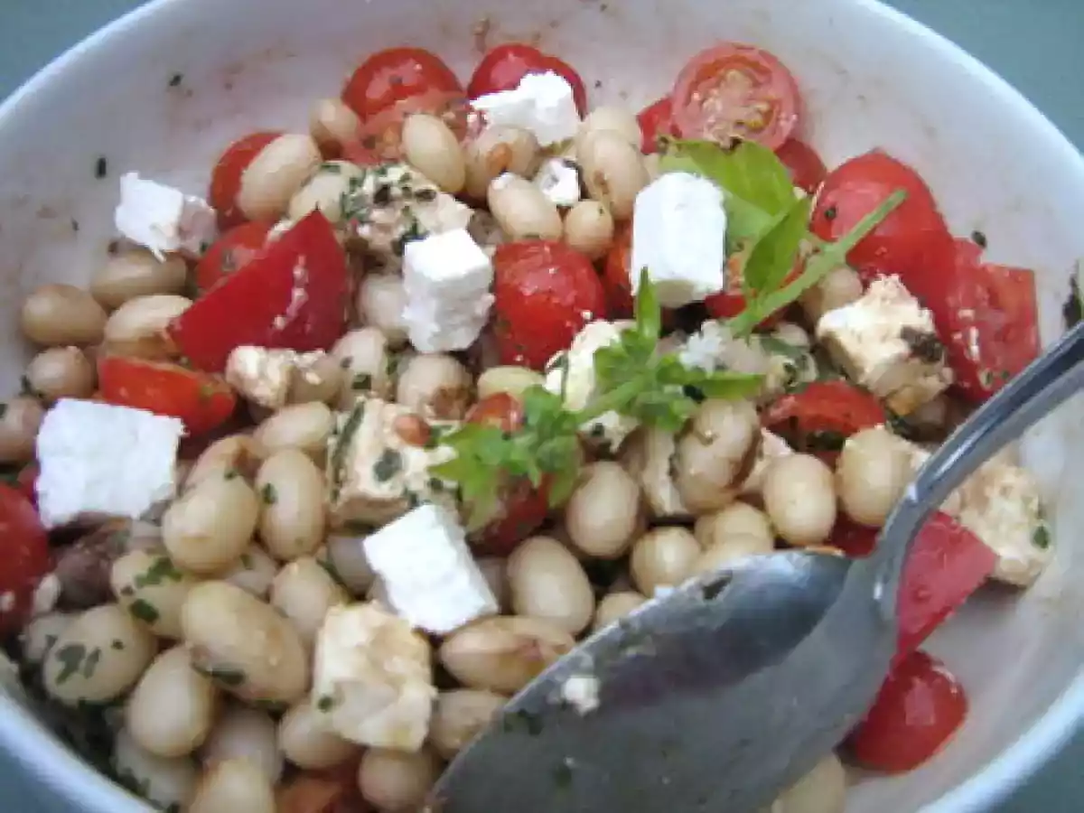 Salade de haricots blancs et feta - photo 2