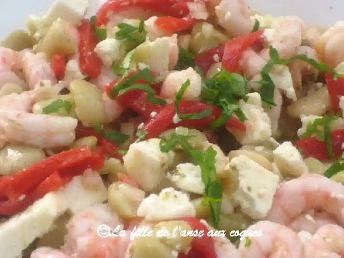 SALADE DE HARICOTS DE LIMA AUX CREVETTES - photo 4