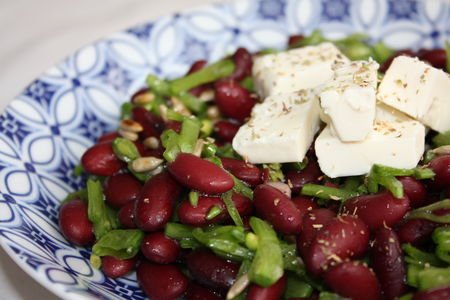 Salade Haricot Rouge Feta Salade De Haricots Rouges 33 Salade de haricots rouges, pois gourmands et feta - Recette Ptitchef