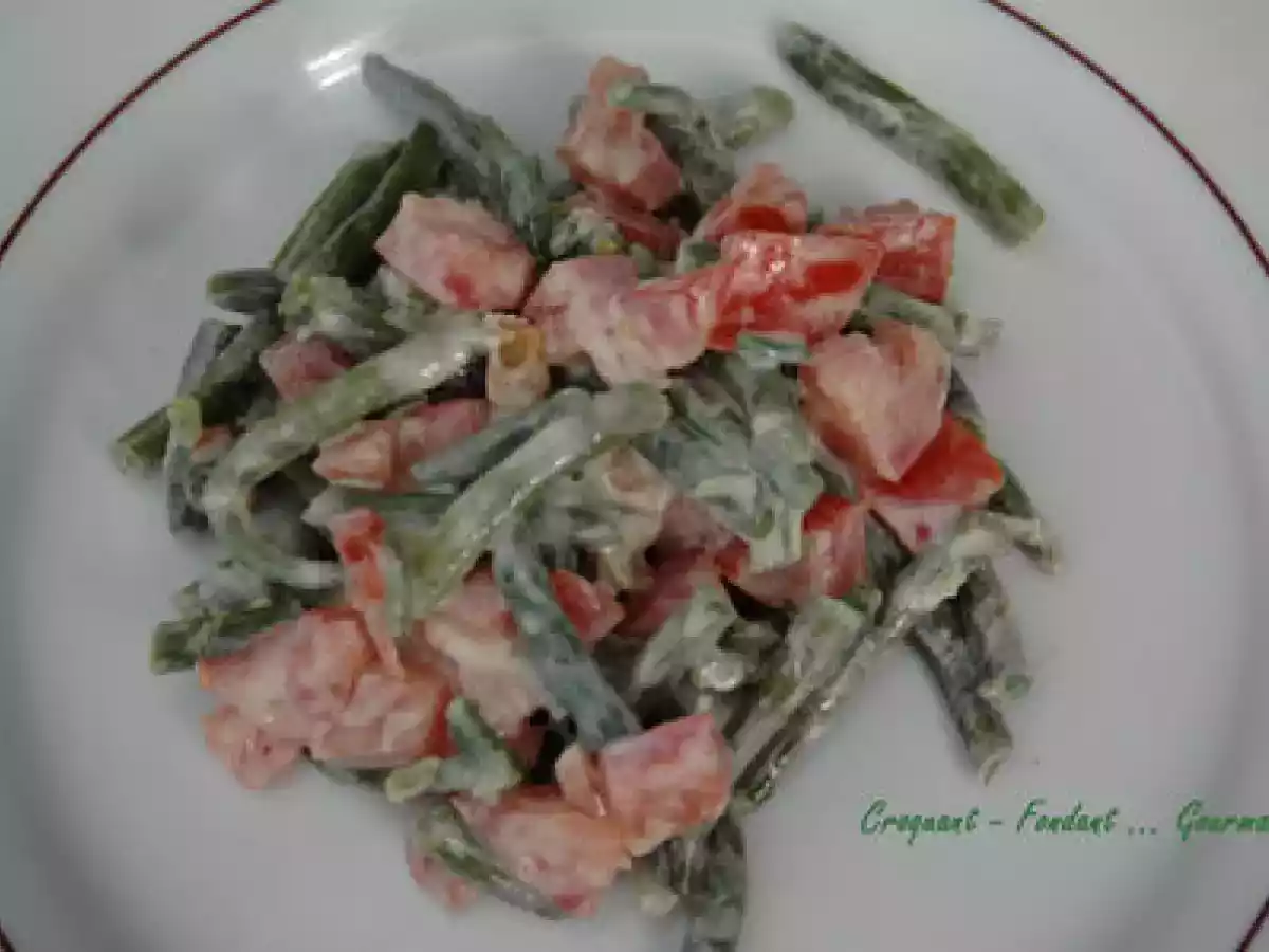 SALADE de HARICOTS VERTS à la NOIX