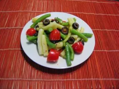 Salade de haricots verts et jaunes