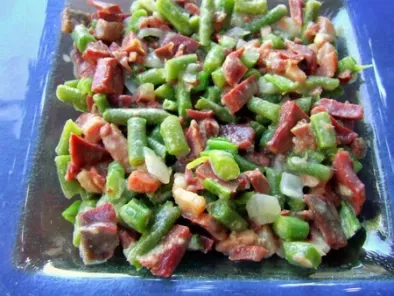 Salade de haricots verts, lardons & gésiers confits - photo 2