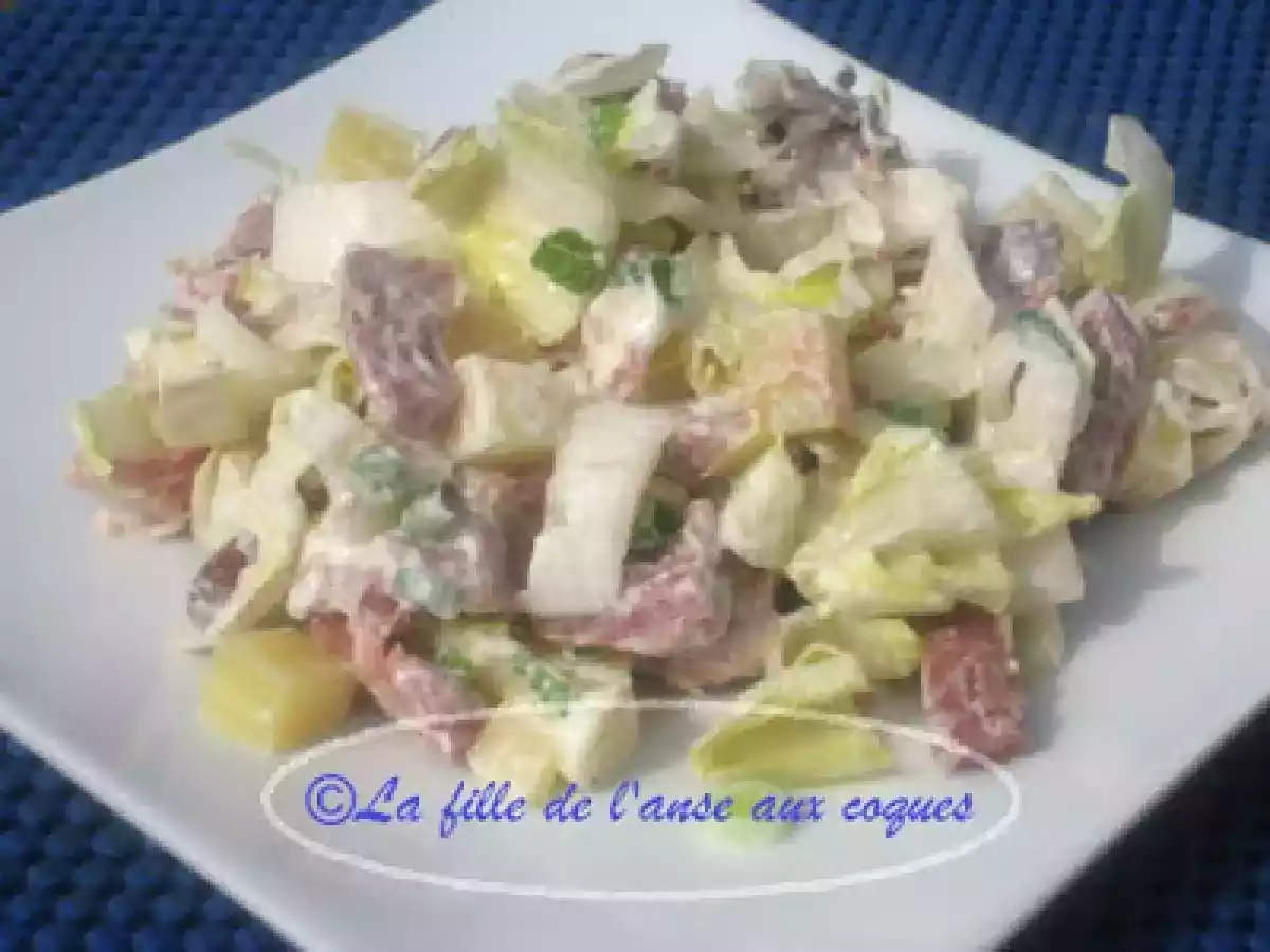 SALADE DE JAMBON, ENDIVES ET EMMENTHAL - photo 2