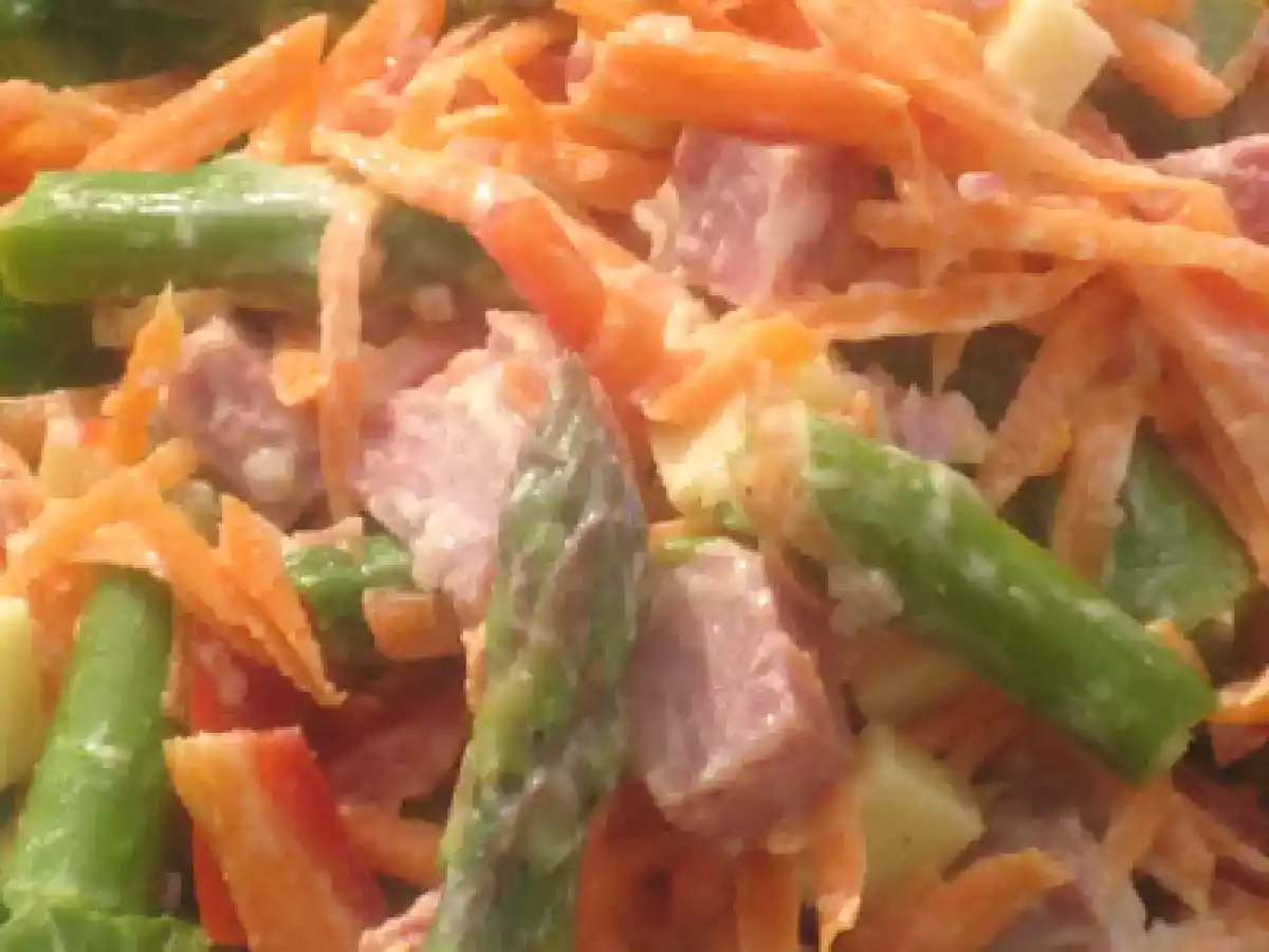 SALADE DE JAMBON, FROMAGE ET ASPERGES - photo 3