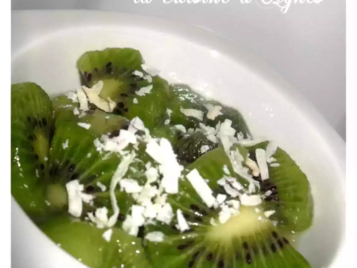 Salade de kiwis au gingembre