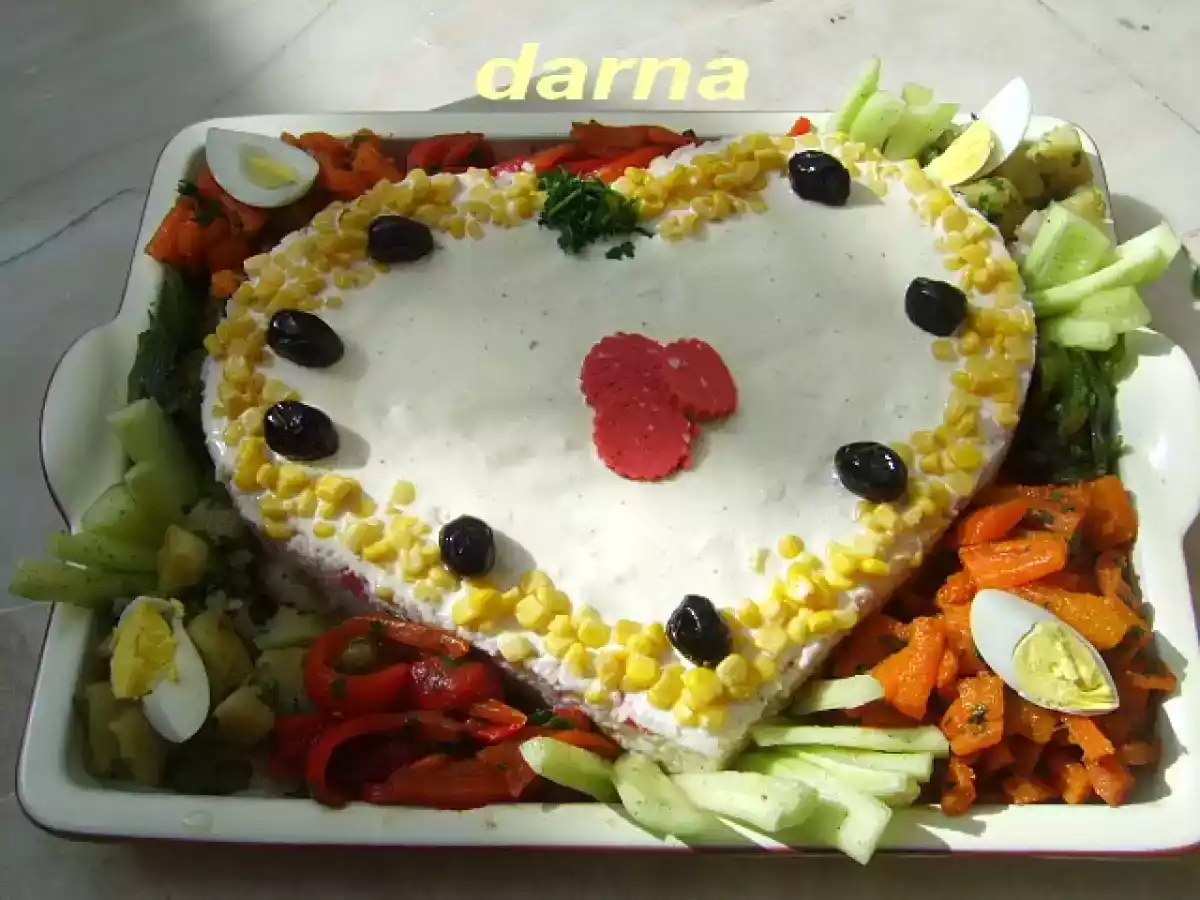 Salade de la saint valentin