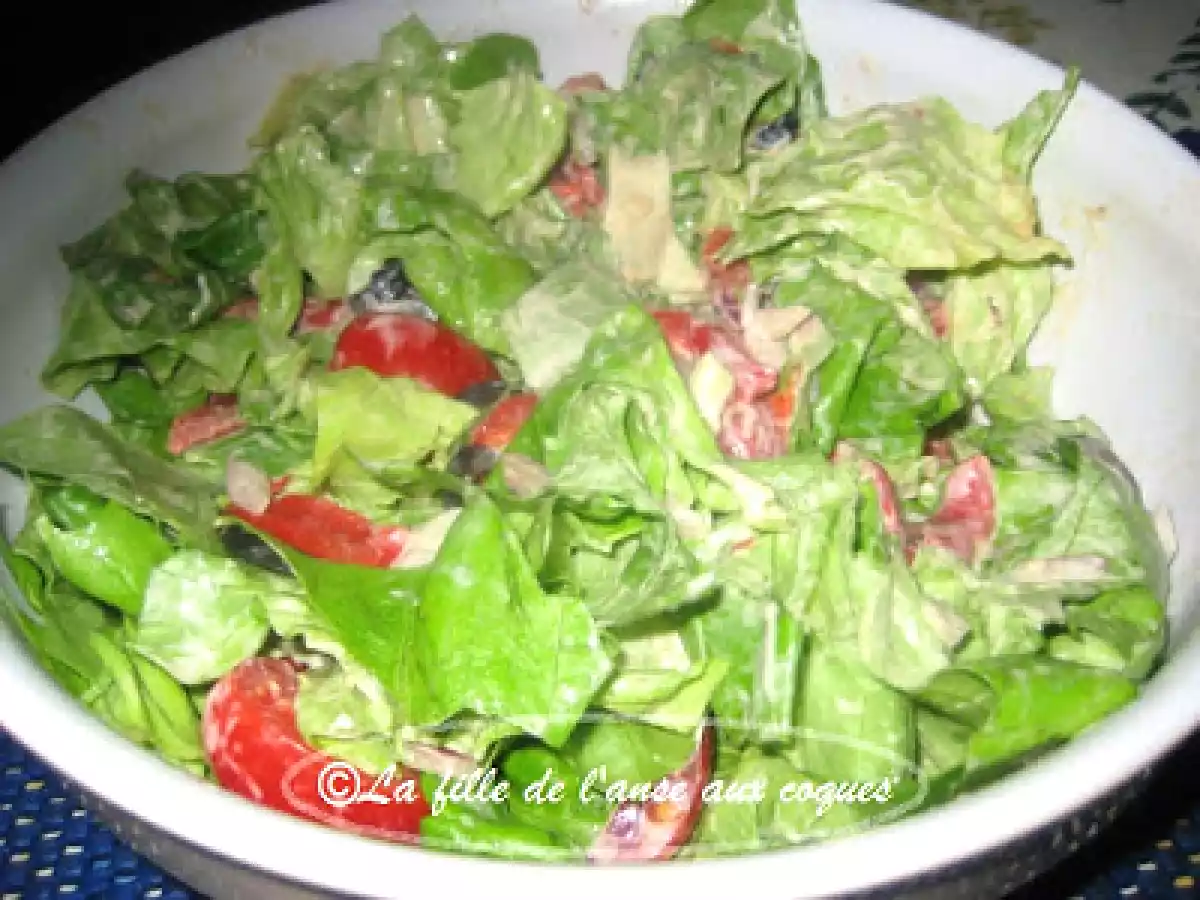 SALADE DE LAITUE BOSTON, TOMATES ET POIVRONS RÔTIS - photo 3