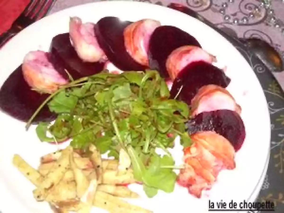 SALADE DE LANGOUSTE ET BETTERAVE