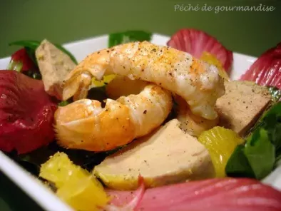 Salade de langoustines, noix de Saint-Jacques et suprêmes d'orange - photo 4