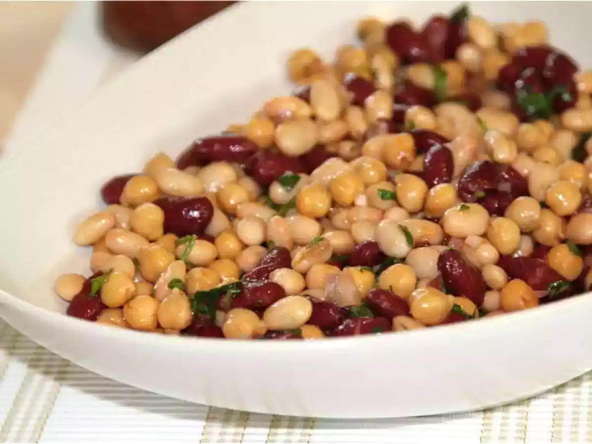 Salade de légumes secs