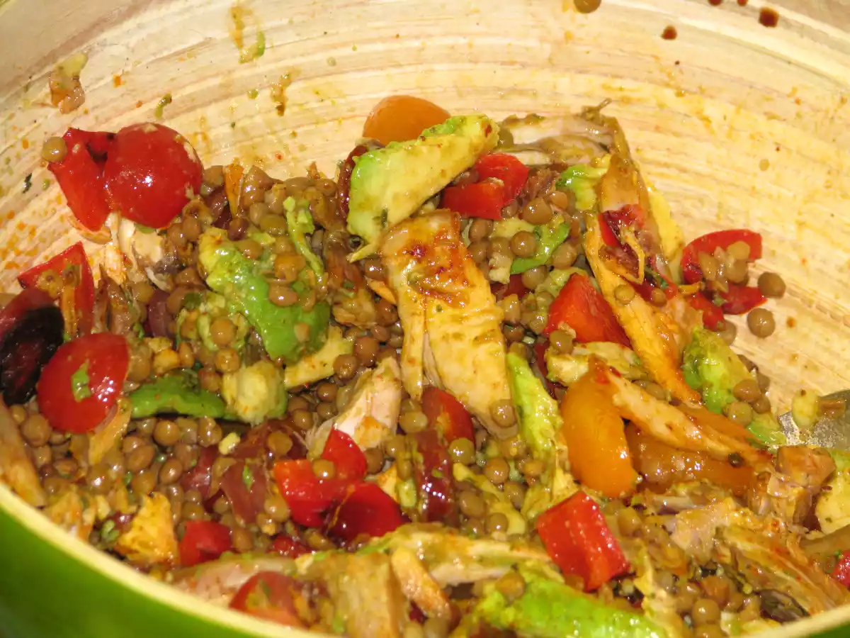 Salade de lentilles
