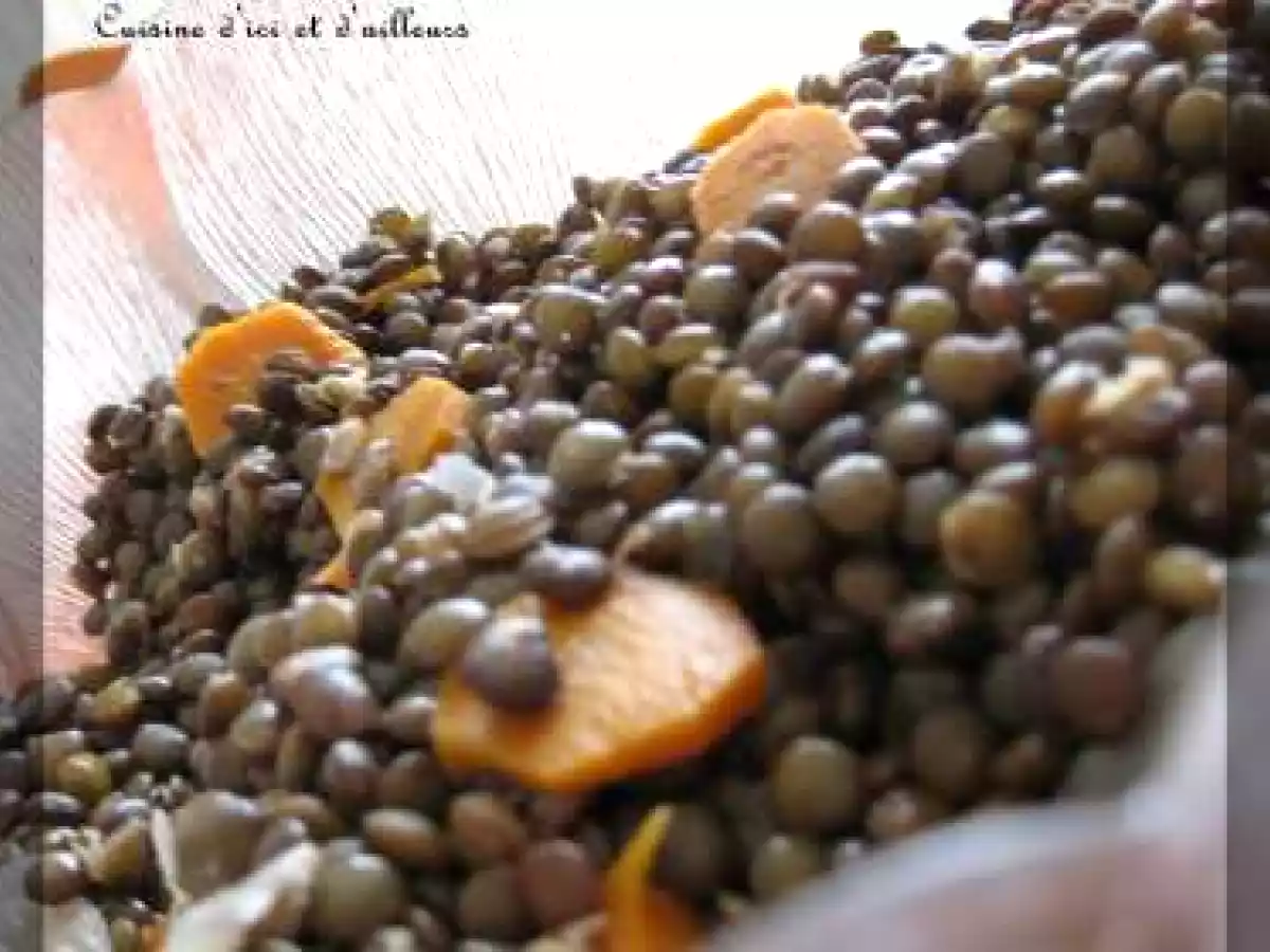 Salade de lentilles