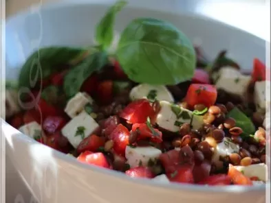 Salade de lentilles à la méditerranéenne
