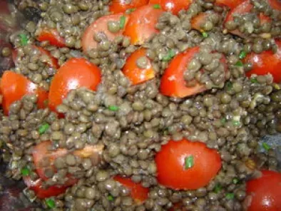 Salade de lentilles à la tomate de Ma p'tite cuisine d'Audrey