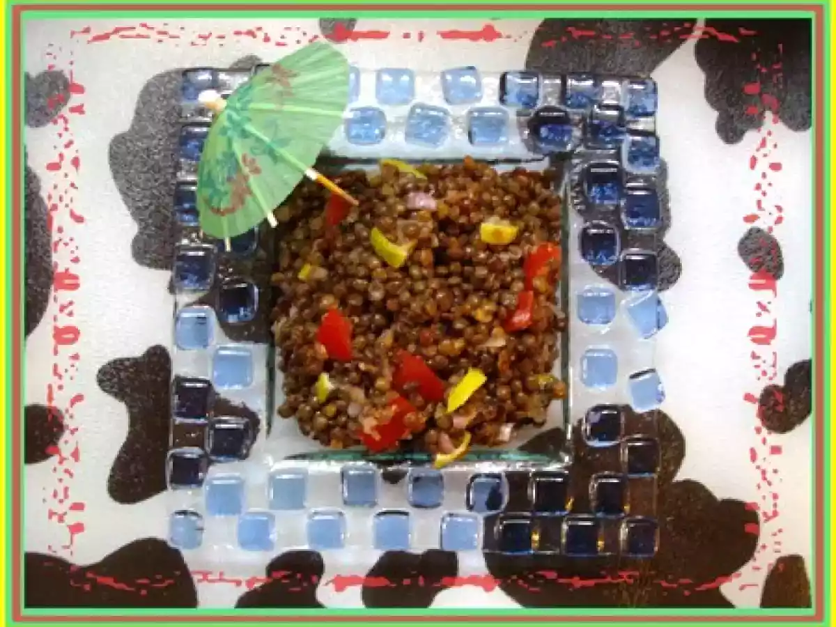 Salade de Lentilles à la Tomate et Citron