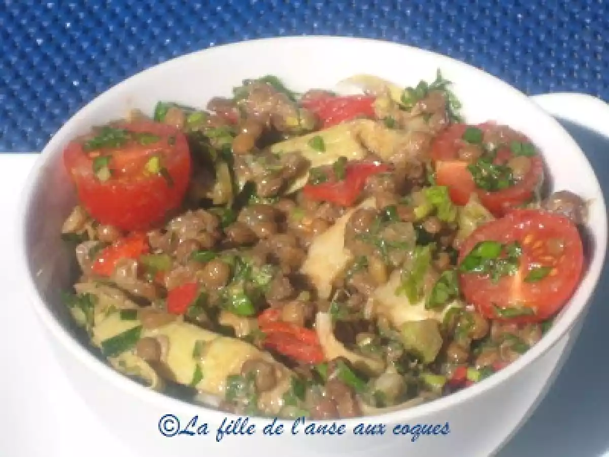 SALADE DE LENTILLES AUX LÉGUMES - photo 2