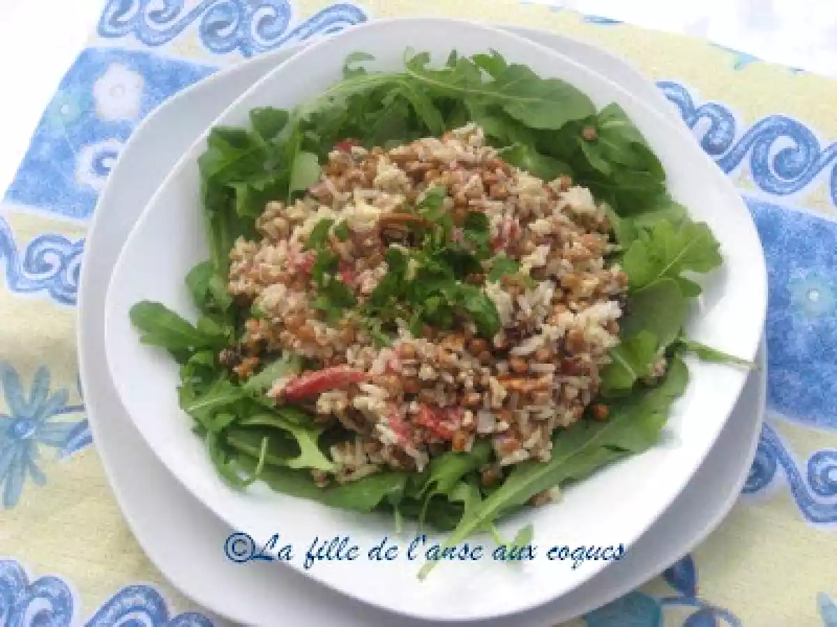 SALADE DE LENTILLES ÉPICÉE