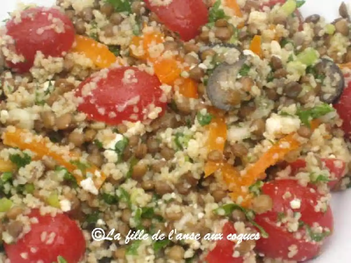 SALADE DE LENTILLES ET DE BOULGOUR - photo 2