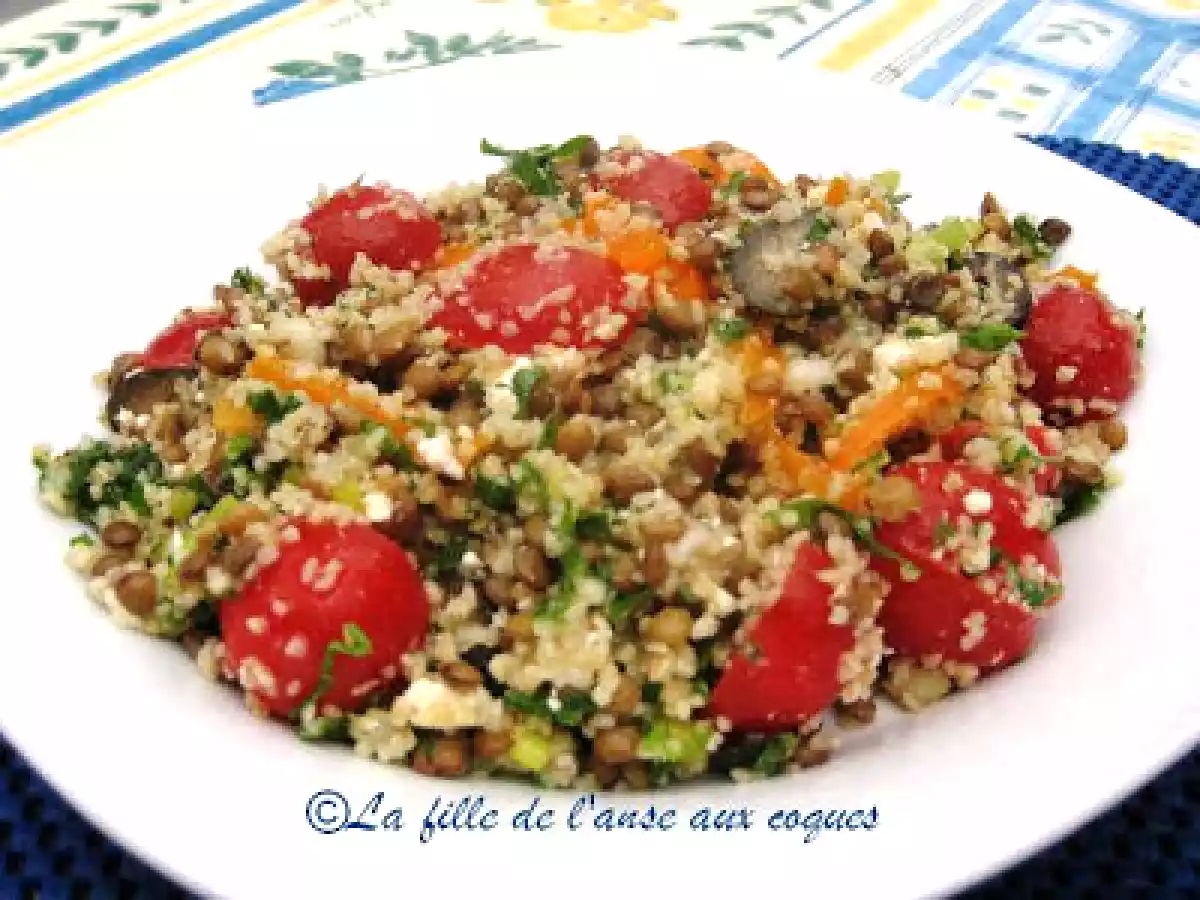 SALADE DE LENTILLES ET DE BOULGOUR - photo 3