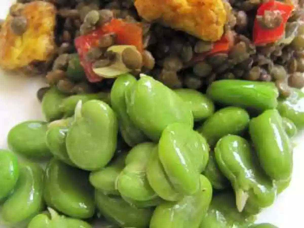 SALADE DE LENTILLES POULET CURRY