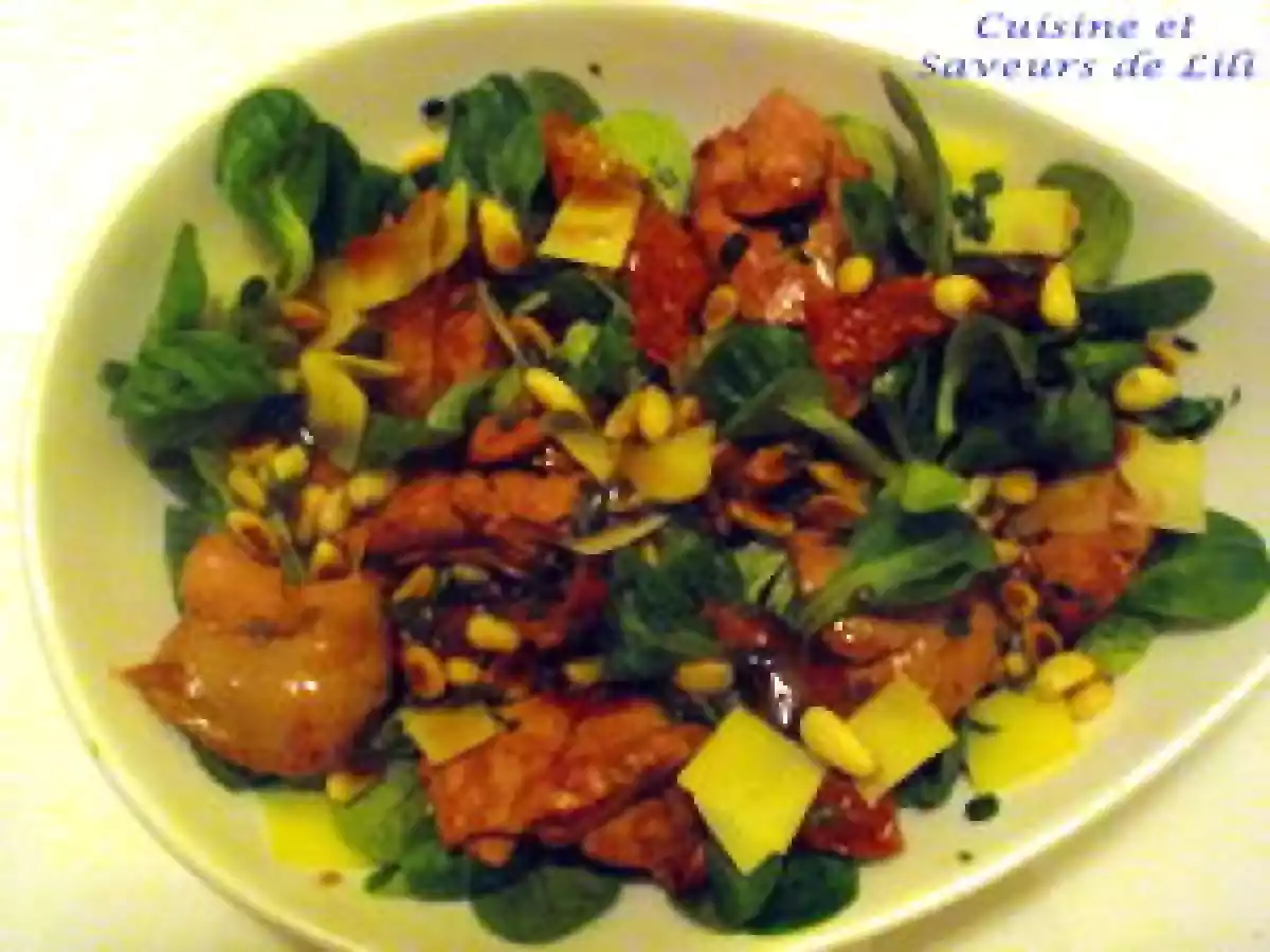 Salade de mâche aux foies de volaille - photo 2