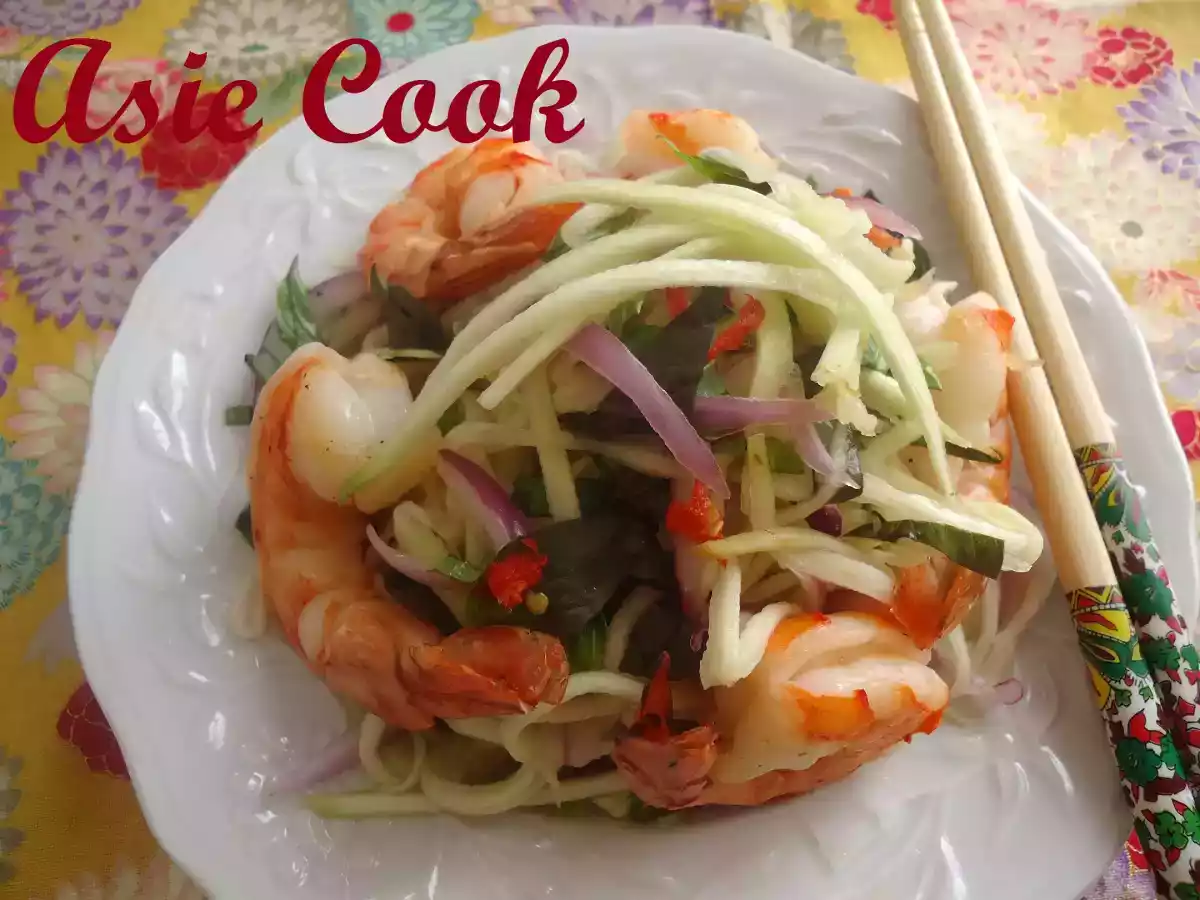 Salade de mangue verte et de crevettes - photo 2