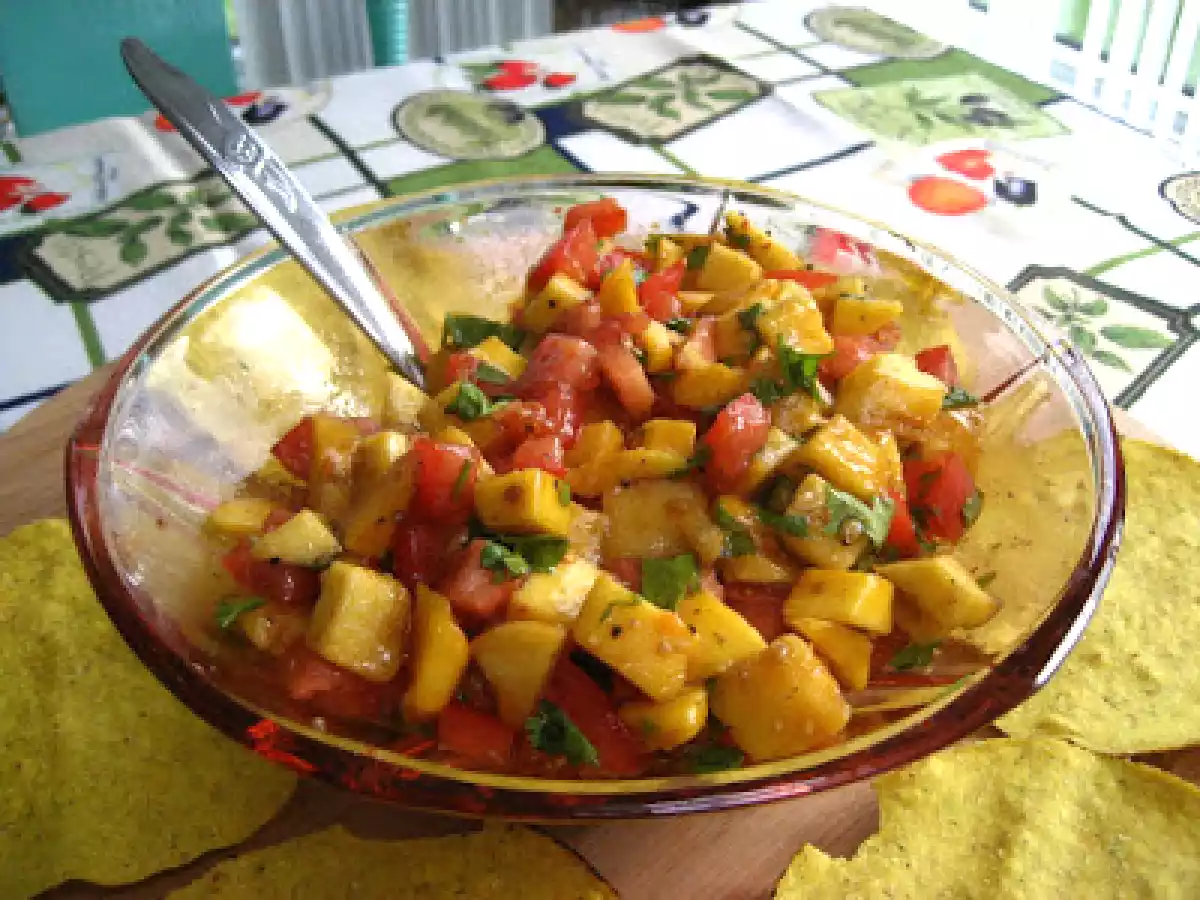 Salade de mangues et tomates du chef Gilles Hamel - photo 3