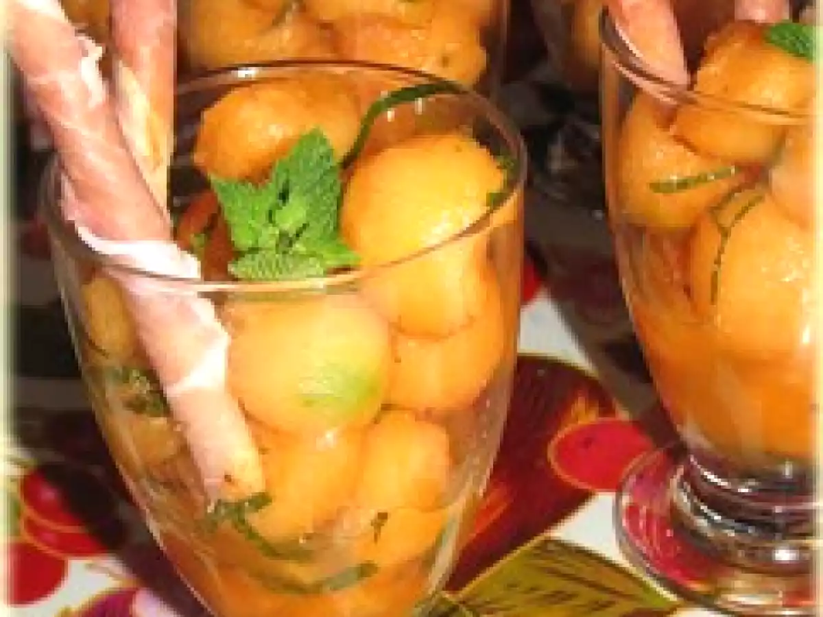 Salade de melon et pastèque aux parfums de soleil