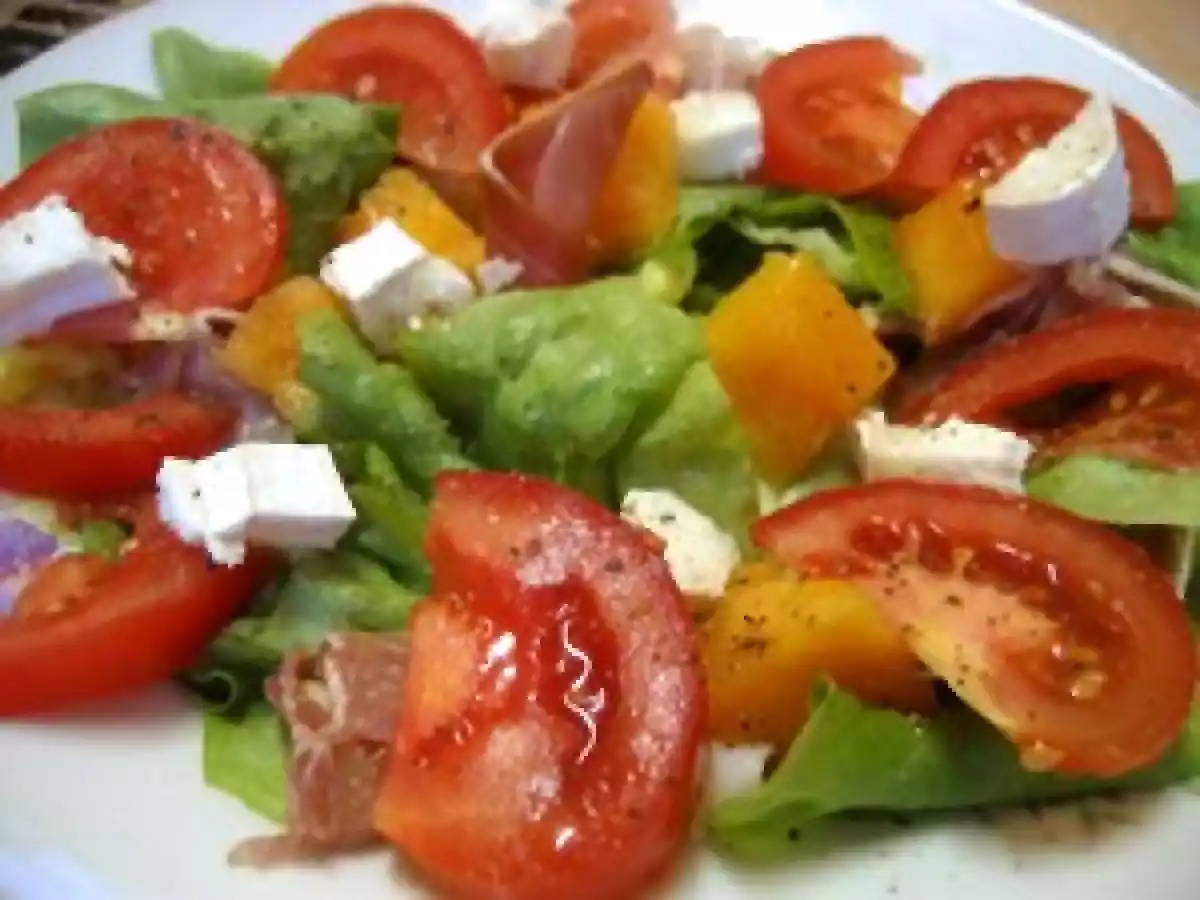 Salade de melon et sa vinaigrette chaude au Porto - photo 2