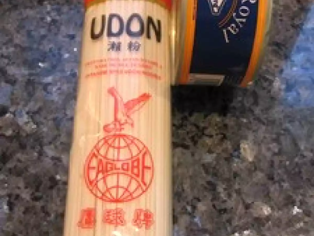 Salade de nouilles udon au crabe - photo 2