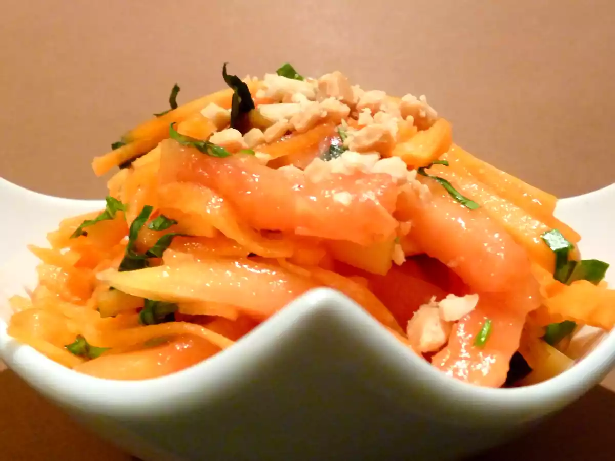 Salade de papaye carotte