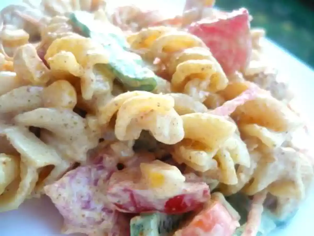 Salade de pâtes au curry