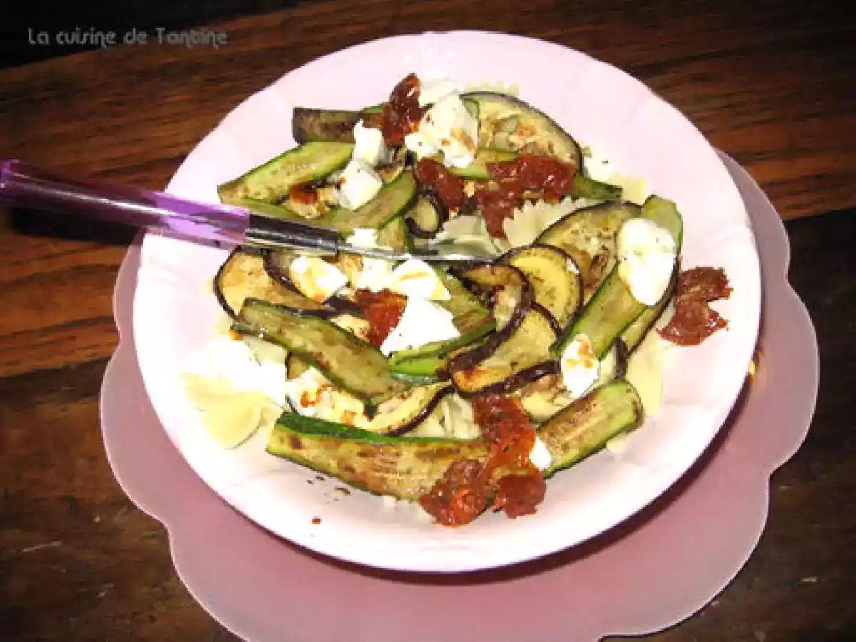 Salade de pâtes aux légumes grillés ...