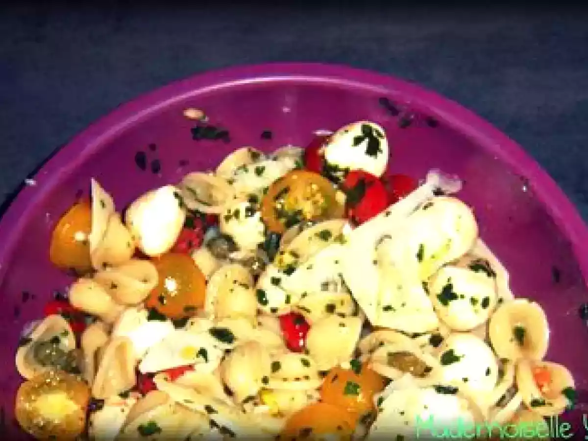 Salade de pâtes aux saveurs italiennes