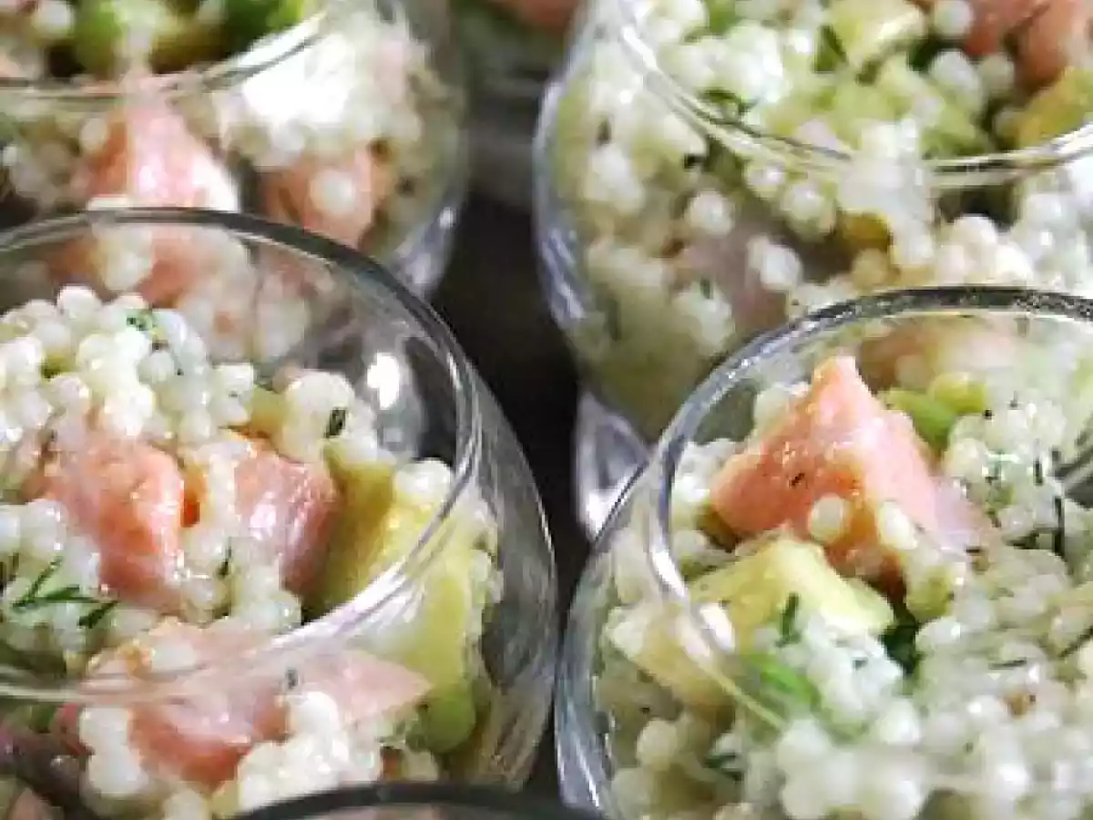 Salade de Pâtes et Saumon Mariné