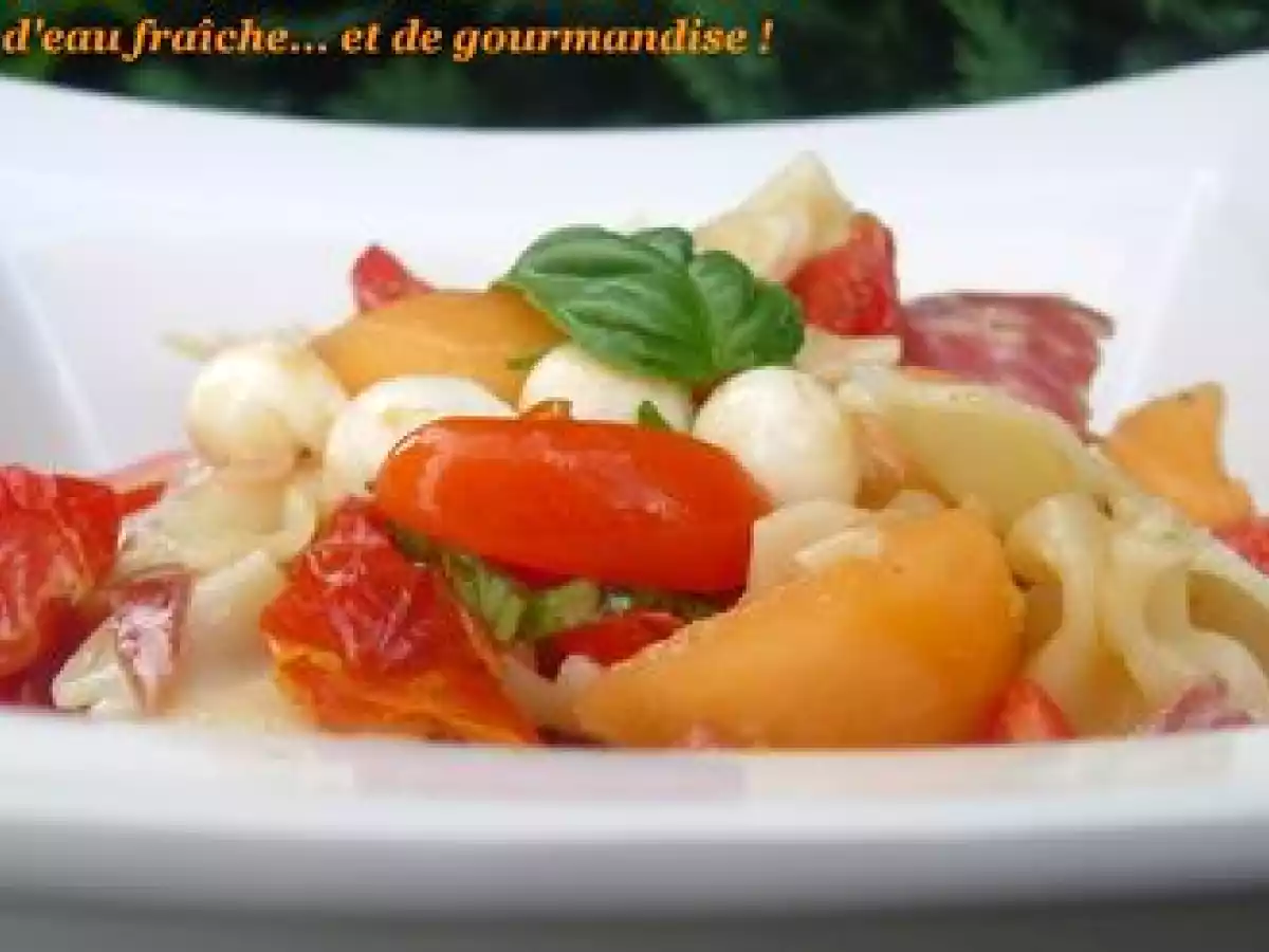 Salade de pâtes façon Melon à l'italienne - photo 2