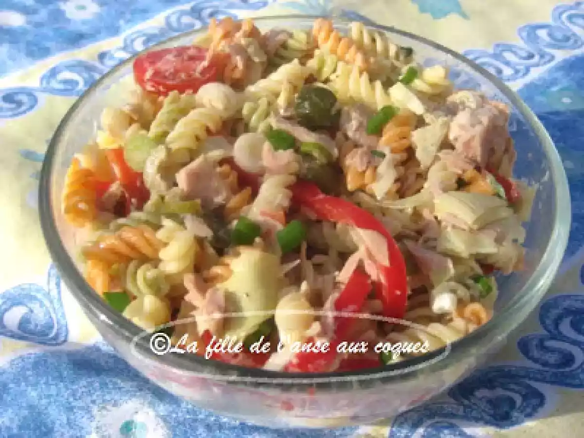 SALADE DE PÂTES MULTICOLORES ET THON - photo 2
