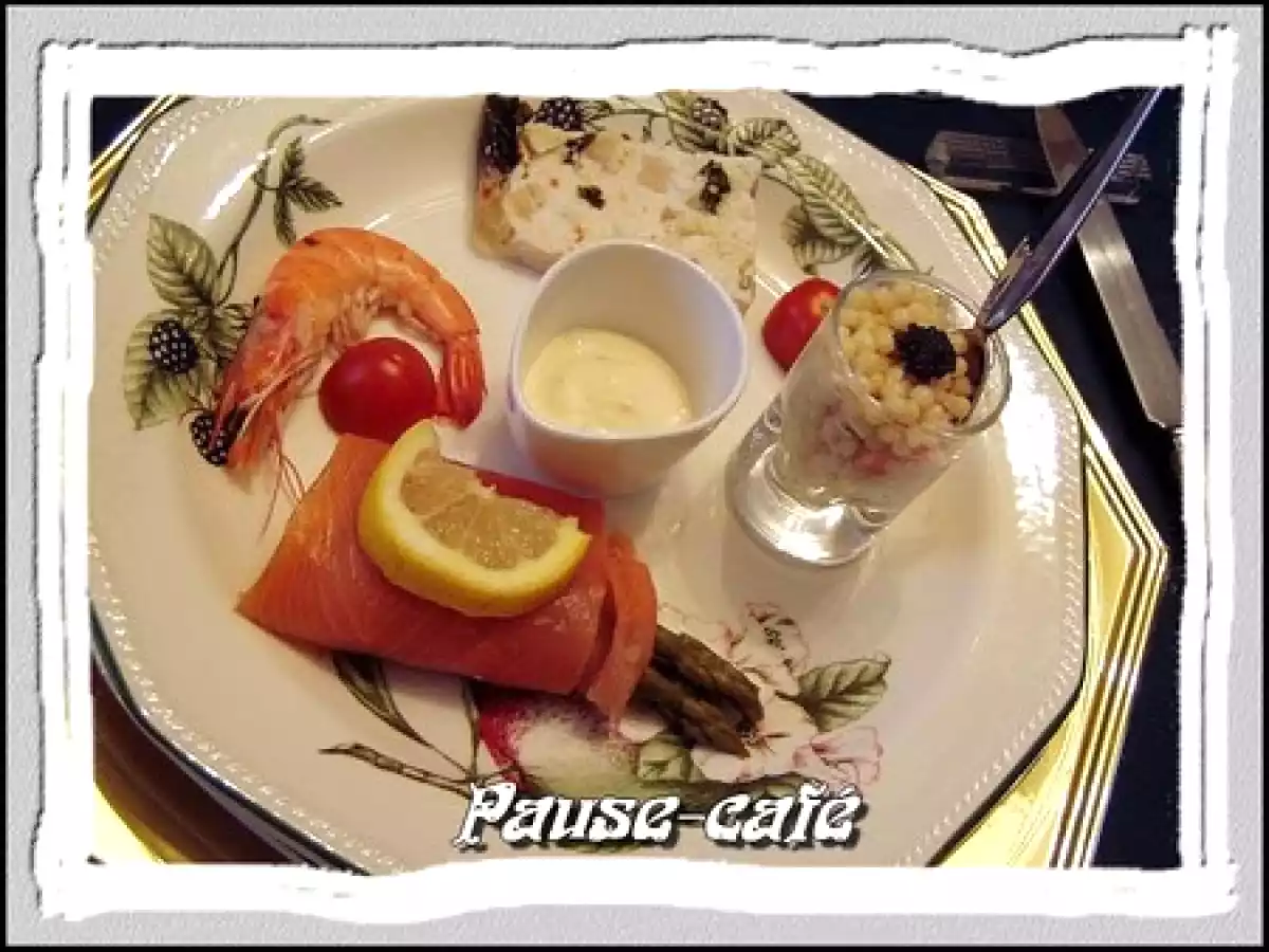 Salade de perles marines