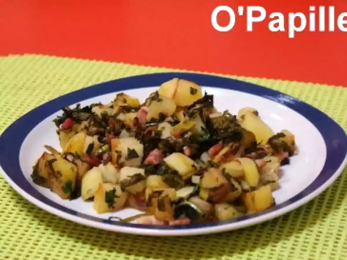 Salade de pissenlits aux pommes de terre